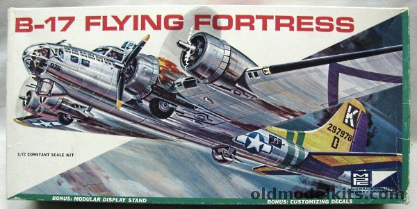 MPC 1/72 Boeing B-17G Flying Fortress, 1201-200 plastic model kit